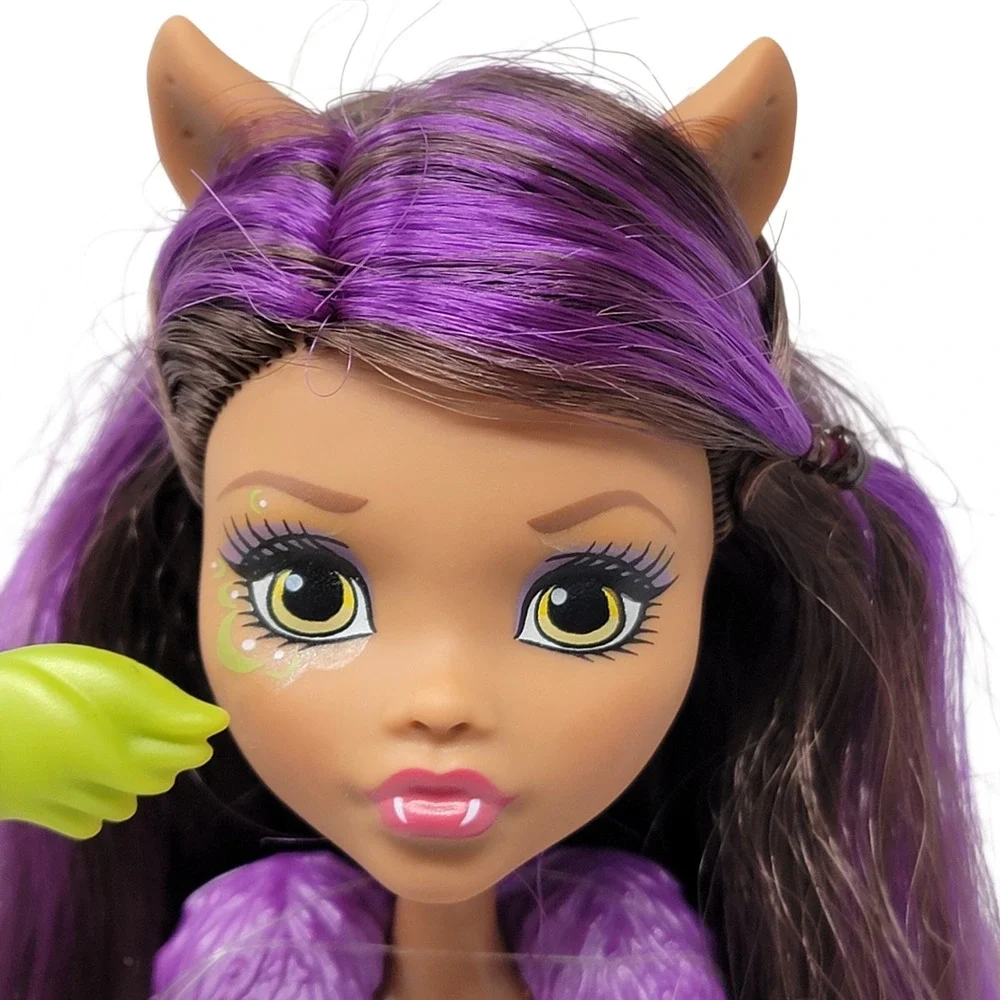Monster High Dance the Fright Away Clawdeen Wolf Doll Kids Purple Excellent Mask